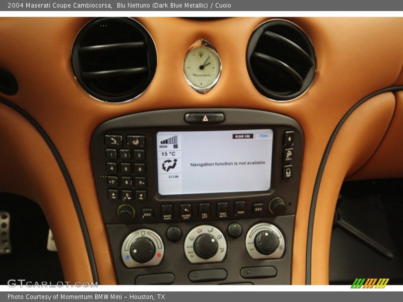 Blu Nettuno (Dark Blue Metallic) / Cuoio 2004 Maserati Coupe Cambiocorsa