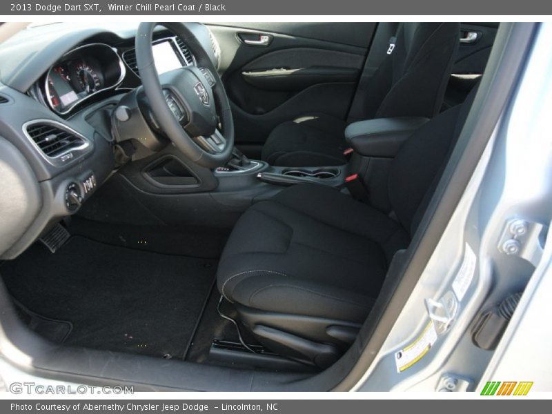 Winter Chill Pearl Coat / Black 2013 Dodge Dart SXT