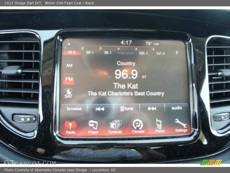 Winter Chill Pearl Coat / Black 2013 Dodge Dart SXT