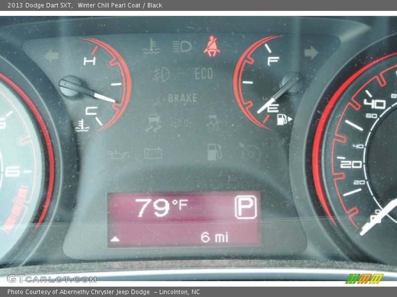 Winter Chill Pearl Coat / Black 2013 Dodge Dart SXT