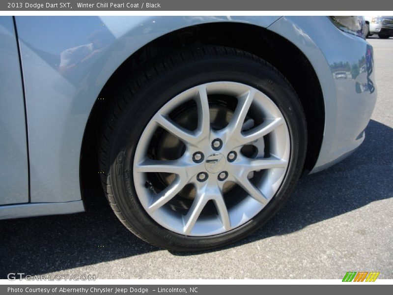 Winter Chill Pearl Coat / Black 2013 Dodge Dart SXT