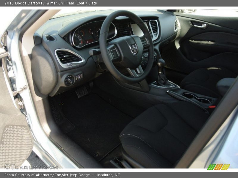 Winter Chill Pearl Coat / Black 2013 Dodge Dart SXT
