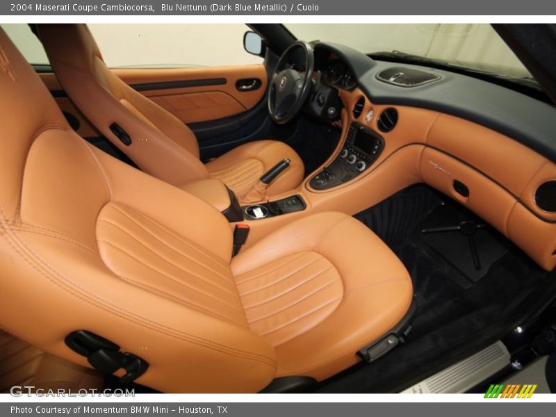 Blu Nettuno (Dark Blue Metallic) / Cuoio 2004 Maserati Coupe Cambiocorsa