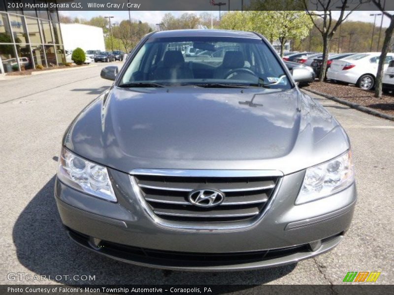 Willow Gray / Gray 2010 Hyundai Sonata GLS