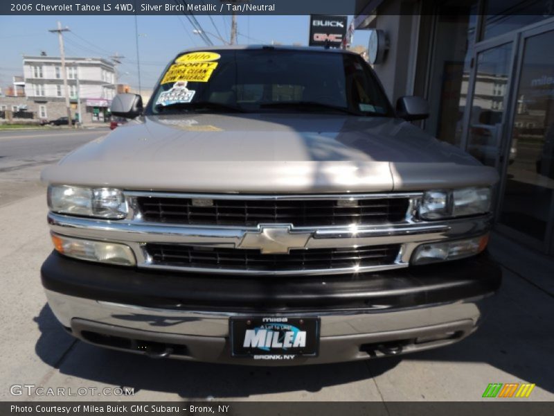 Silver Birch Metallic / Tan/Neutral 2006 Chevrolet Tahoe LS 4WD