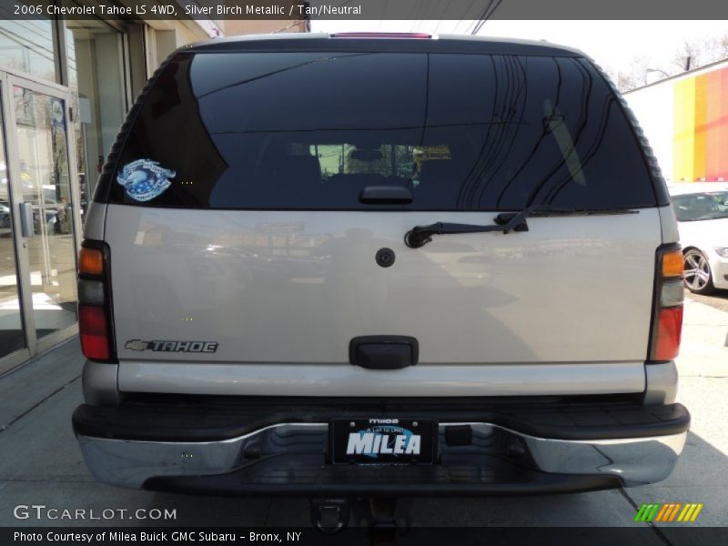 Silver Birch Metallic / Tan/Neutral 2006 Chevrolet Tahoe LS 4WD