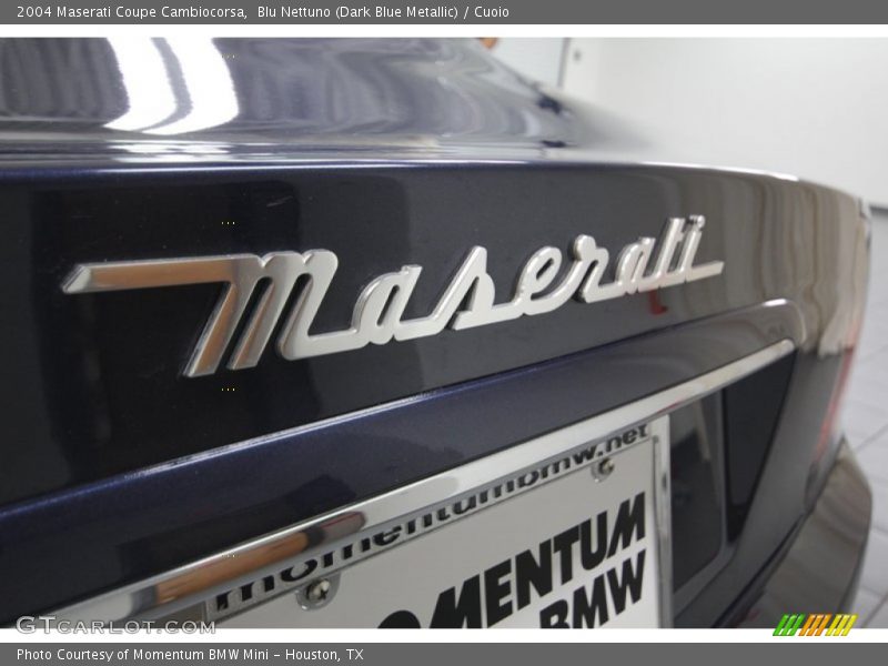 Blu Nettuno (Dark Blue Metallic) / Cuoio 2004 Maserati Coupe Cambiocorsa