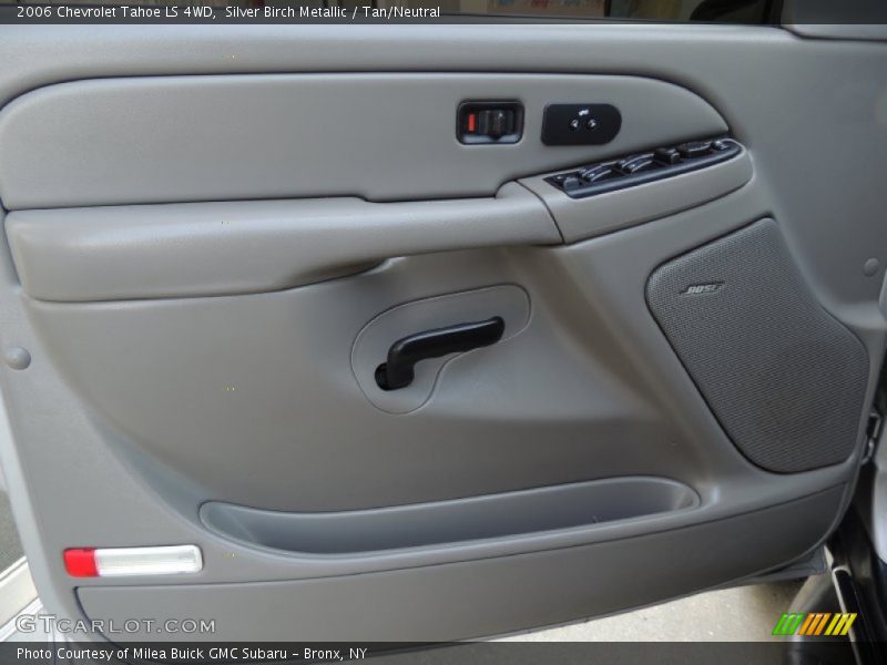 Silver Birch Metallic / Tan/Neutral 2006 Chevrolet Tahoe LS 4WD