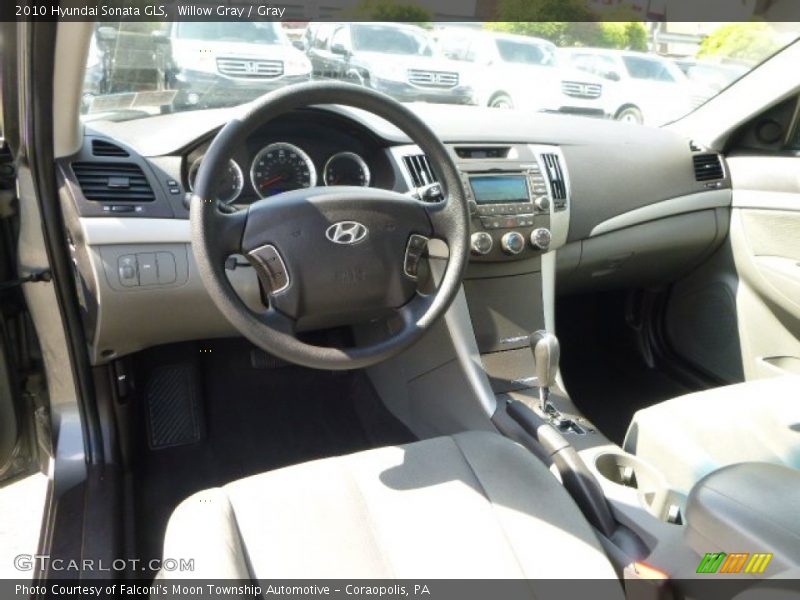 Willow Gray / Gray 2010 Hyundai Sonata GLS