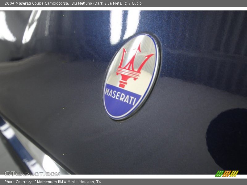 Blu Nettuno (Dark Blue Metallic) / Cuoio 2004 Maserati Coupe Cambiocorsa