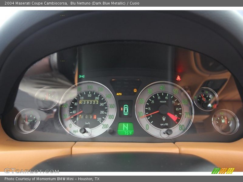  2004 Coupe Cambiocorsa Cambiocorsa Gauges