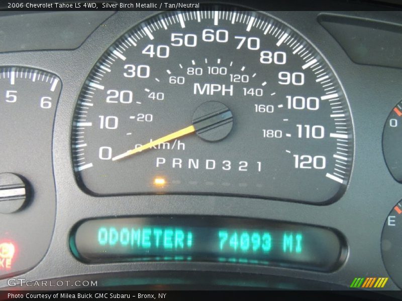 Silver Birch Metallic / Tan/Neutral 2006 Chevrolet Tahoe LS 4WD
