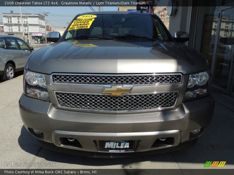 Graystone Metallic / Light Titanium/Dark Titanium 2008 Chevrolet Tahoe LTZ 4x4