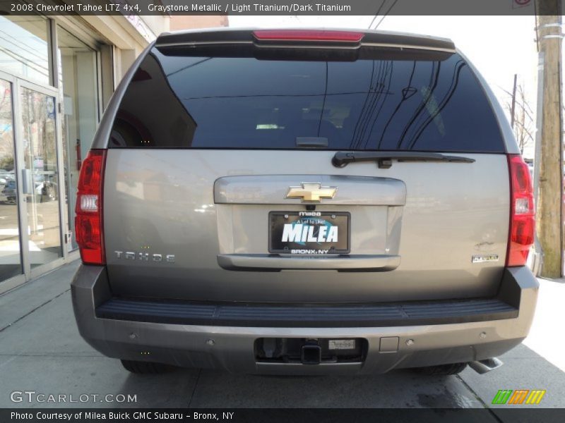 Graystone Metallic / Light Titanium/Dark Titanium 2008 Chevrolet Tahoe LTZ 4x4