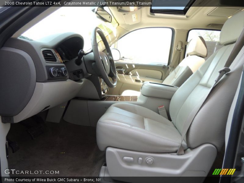 Graystone Metallic / Light Titanium/Dark Titanium 2008 Chevrolet Tahoe LTZ 4x4