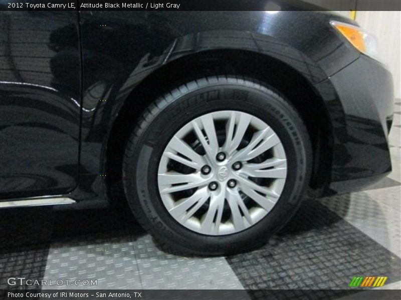 Attitude Black Metallic / Light Gray 2012 Toyota Camry LE