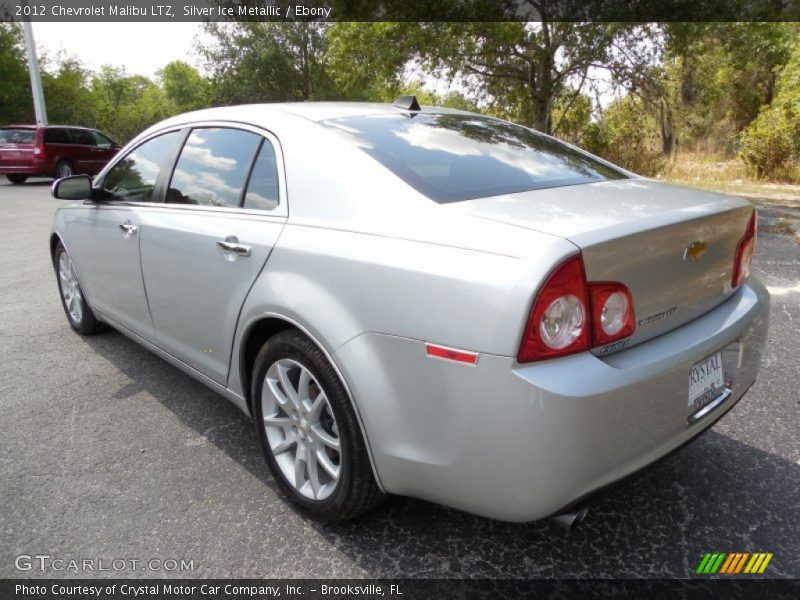 Silver Ice Metallic / Ebony 2012 Chevrolet Malibu LTZ
