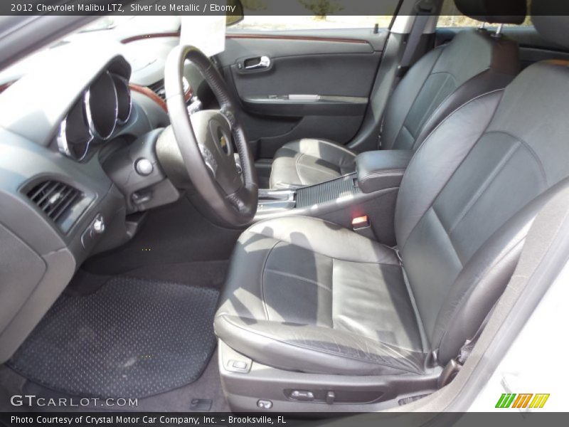 Silver Ice Metallic / Ebony 2012 Chevrolet Malibu LTZ