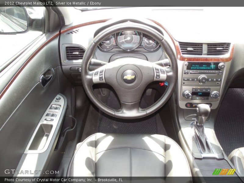 Silver Ice Metallic / Ebony 2012 Chevrolet Malibu LTZ