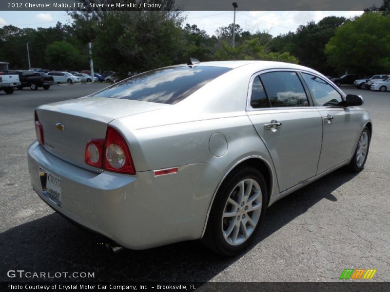 Silver Ice Metallic / Ebony 2012 Chevrolet Malibu LTZ