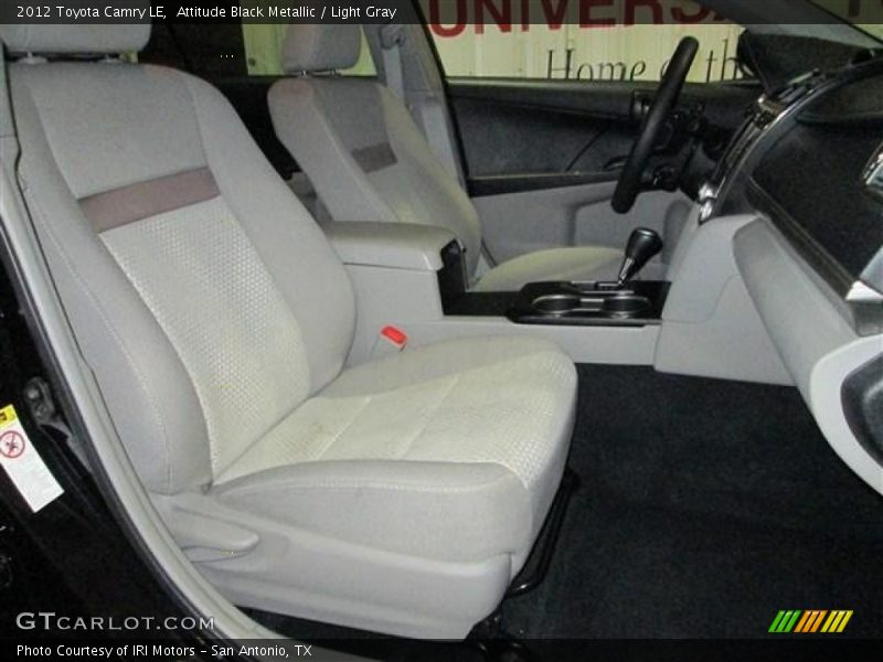 Attitude Black Metallic / Light Gray 2012 Toyota Camry LE