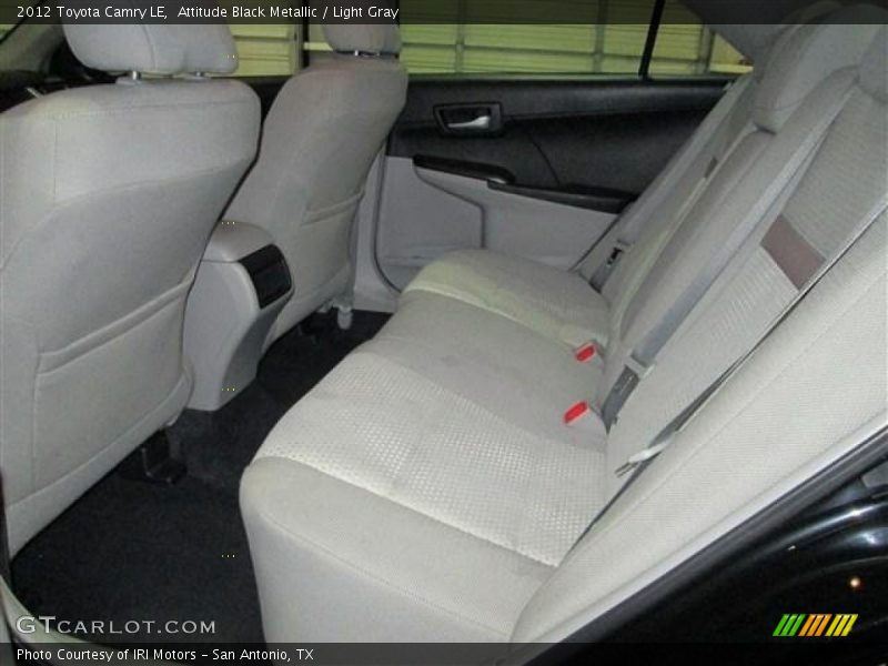 Attitude Black Metallic / Light Gray 2012 Toyota Camry LE