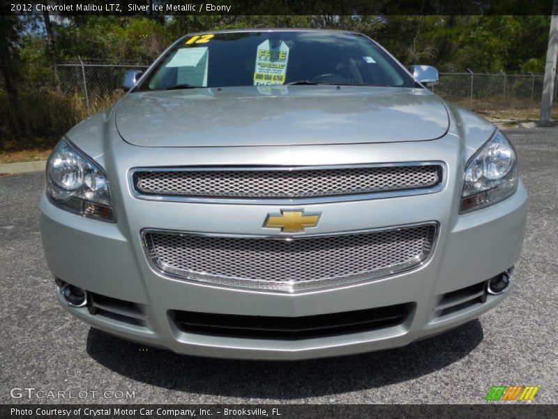 Silver Ice Metallic / Ebony 2012 Chevrolet Malibu LTZ