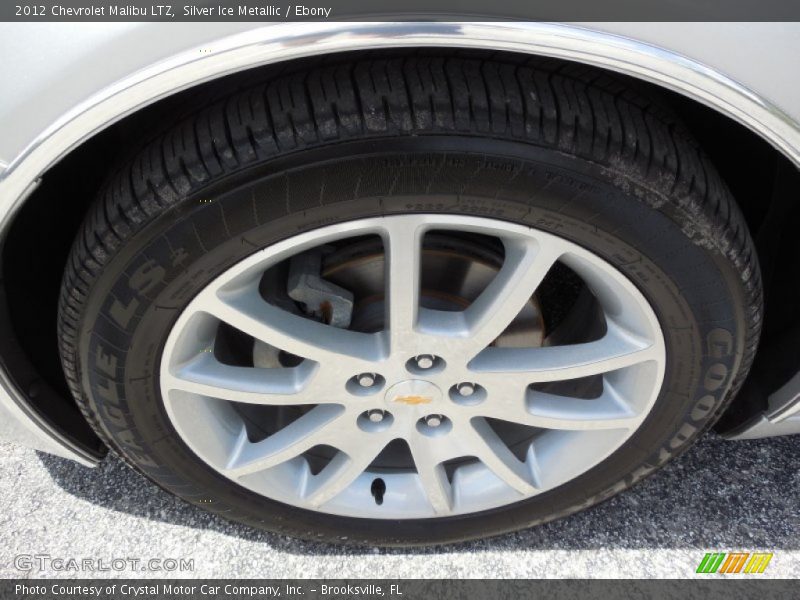 Silver Ice Metallic / Ebony 2012 Chevrolet Malibu LTZ