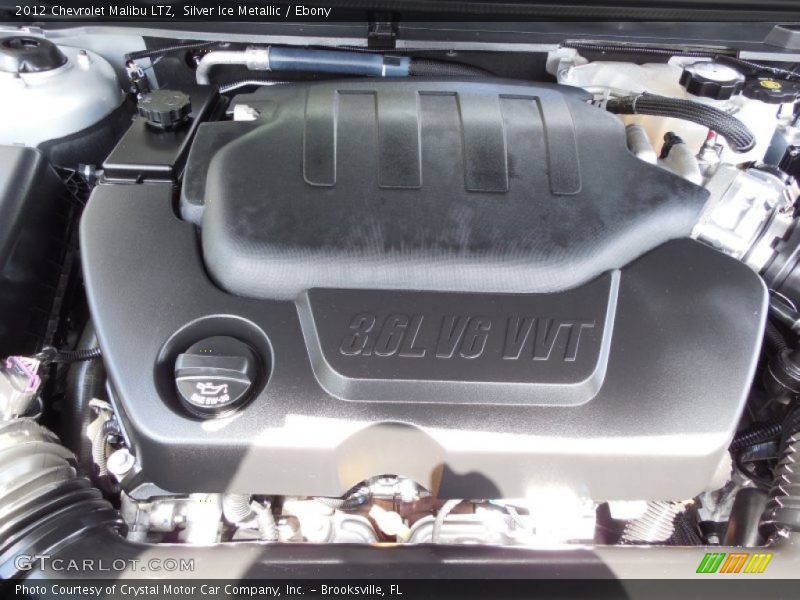Silver Ice Metallic / Ebony 2012 Chevrolet Malibu LTZ