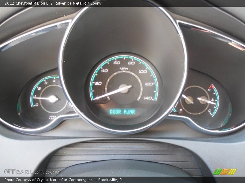 Silver Ice Metallic / Ebony 2012 Chevrolet Malibu LTZ