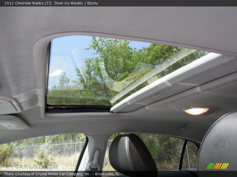 Silver Ice Metallic / Ebony 2012 Chevrolet Malibu LTZ
