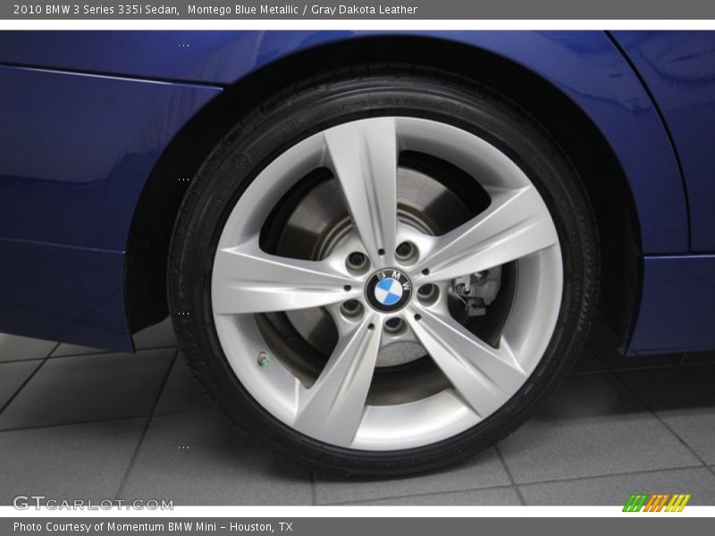 Montego Blue Metallic / Gray Dakota Leather 2010 BMW 3 Series 335i Sedan