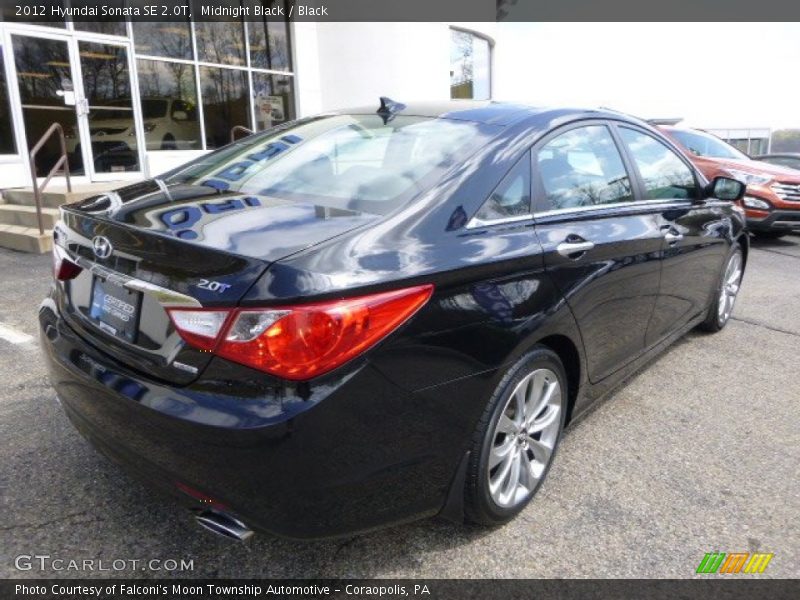 Midnight Black / Black 2012 Hyundai Sonata SE 2.0T