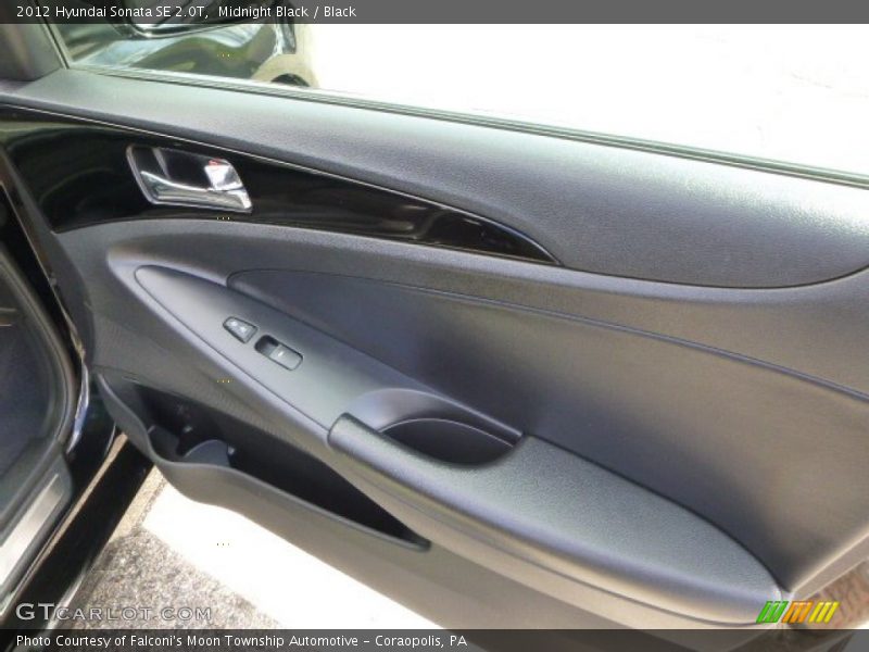 Midnight Black / Black 2012 Hyundai Sonata SE 2.0T