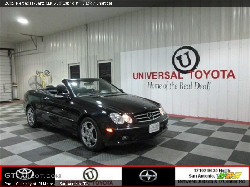 Black / Charcoal 2005 Mercedes-Benz CLK 500 Cabriolet