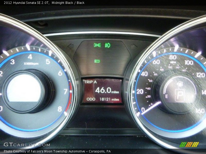 Midnight Black / Black 2012 Hyundai Sonata SE 2.0T