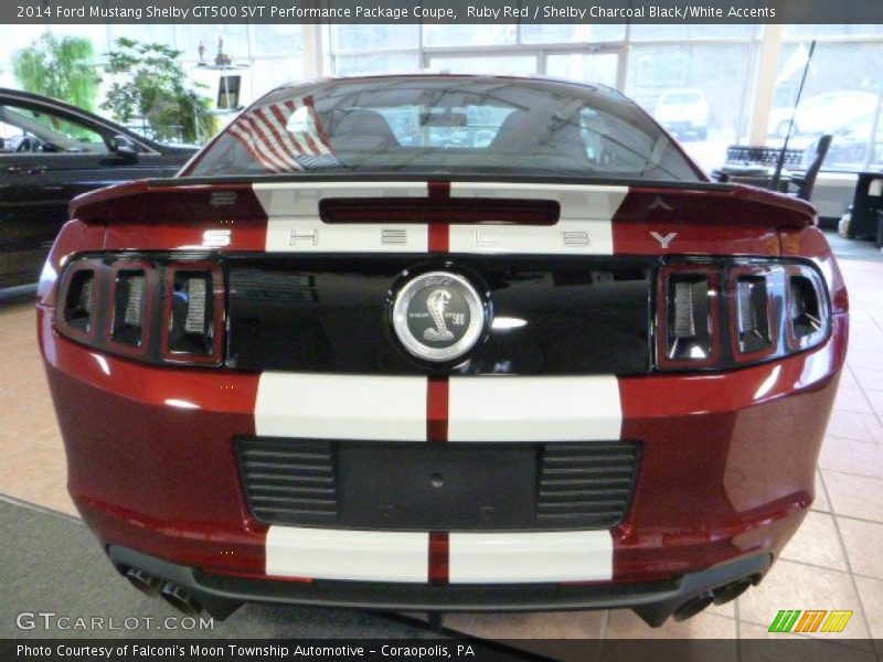 Ruby Red / Shelby Charcoal Black/White Accents 2014 Ford Mustang Shelby GT500 SVT Performance Package Coupe