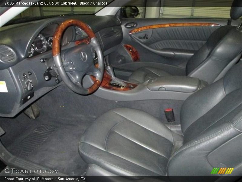 Black / Charcoal 2005 Mercedes-Benz CLK 500 Cabriolet
