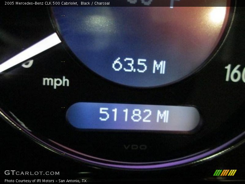 Black / Charcoal 2005 Mercedes-Benz CLK 500 Cabriolet