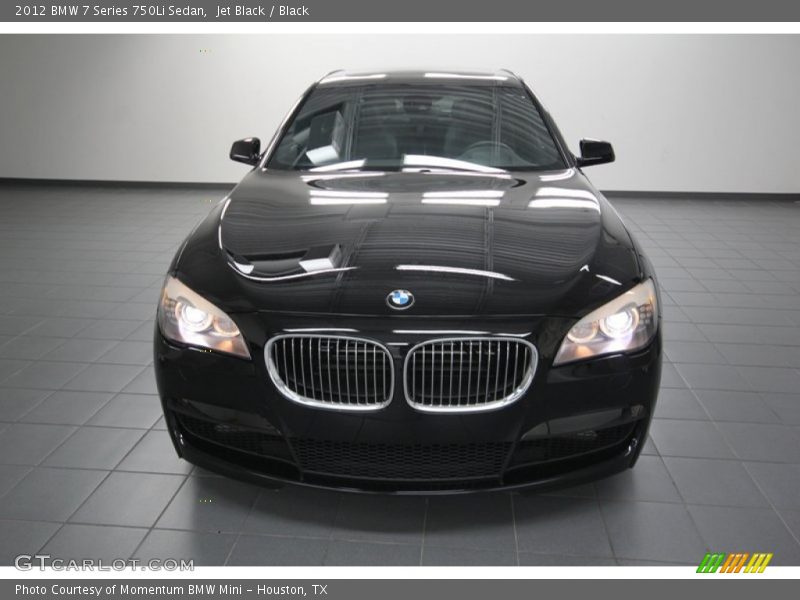 Jet Black / Black 2012 BMW 7 Series 750Li Sedan