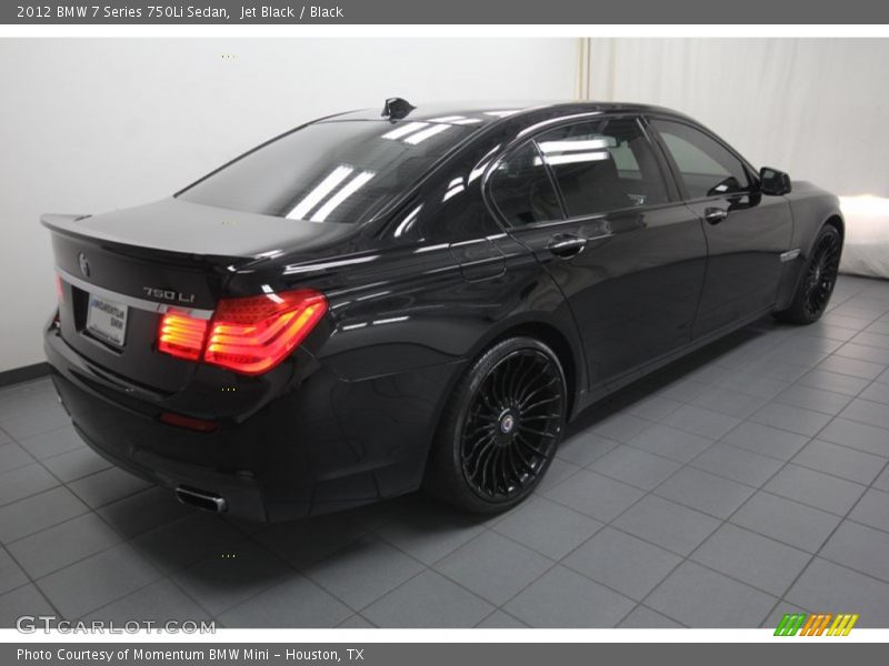 Jet Black / Black 2012 BMW 7 Series 750Li Sedan