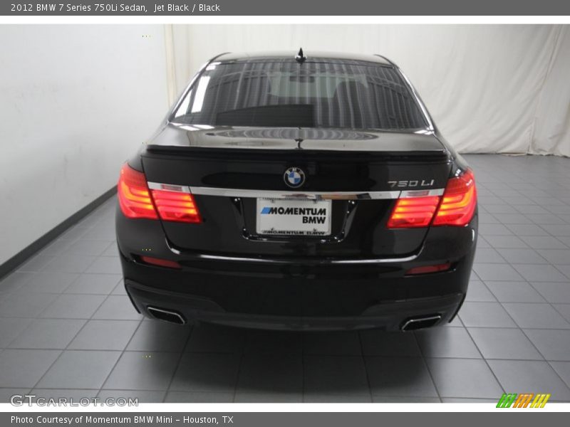 Jet Black / Black 2012 BMW 7 Series 750Li Sedan