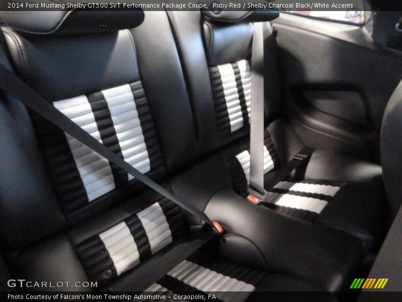Rear Seat of 2014 Mustang Shelby GT500 SVT Performance Package Coupe