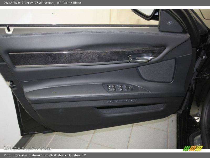 Jet Black / Black 2012 BMW 7 Series 750Li Sedan