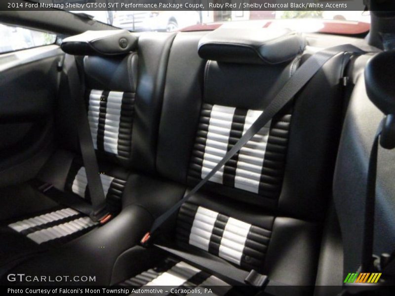 Rear Seat of 2014 Mustang Shelby GT500 SVT Performance Package Coupe