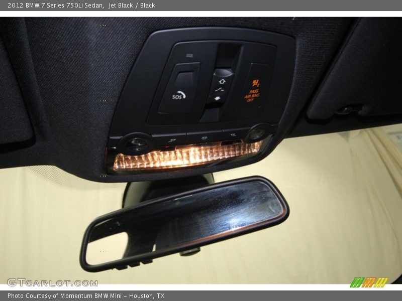 Jet Black / Black 2012 BMW 7 Series 750Li Sedan
