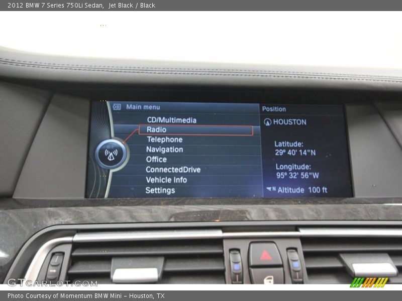 Jet Black / Black 2012 BMW 7 Series 750Li Sedan