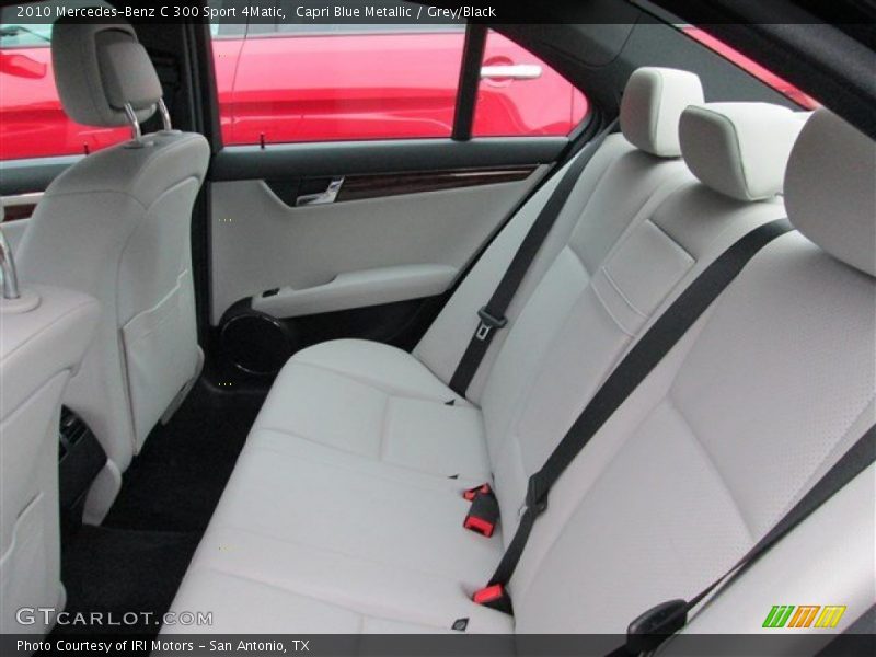 Capri Blue Metallic / Grey/Black 2010 Mercedes-Benz C 300 Sport 4Matic