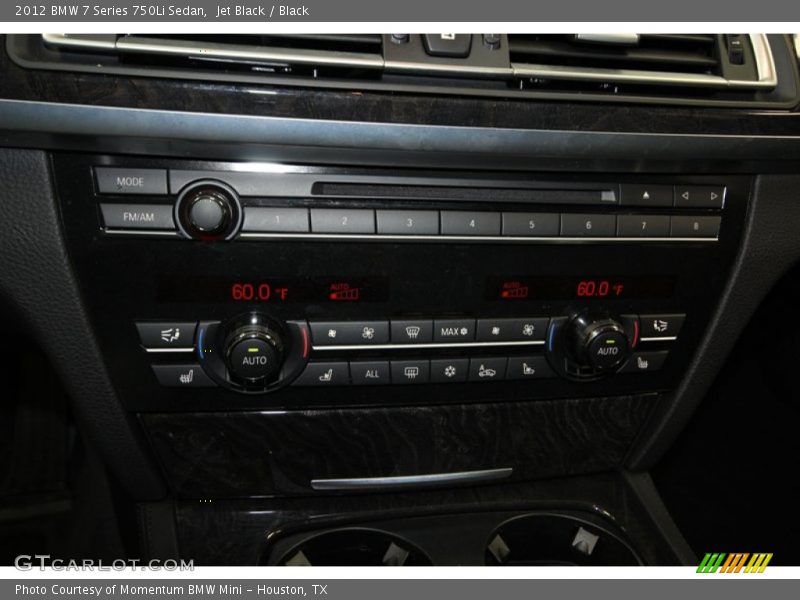Jet Black / Black 2012 BMW 7 Series 750Li Sedan