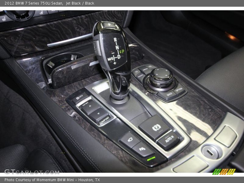 Jet Black / Black 2012 BMW 7 Series 750Li Sedan